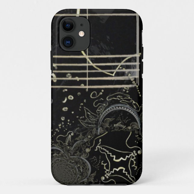 Abstract Art Black  Case-Mate iPhone Case (Back)