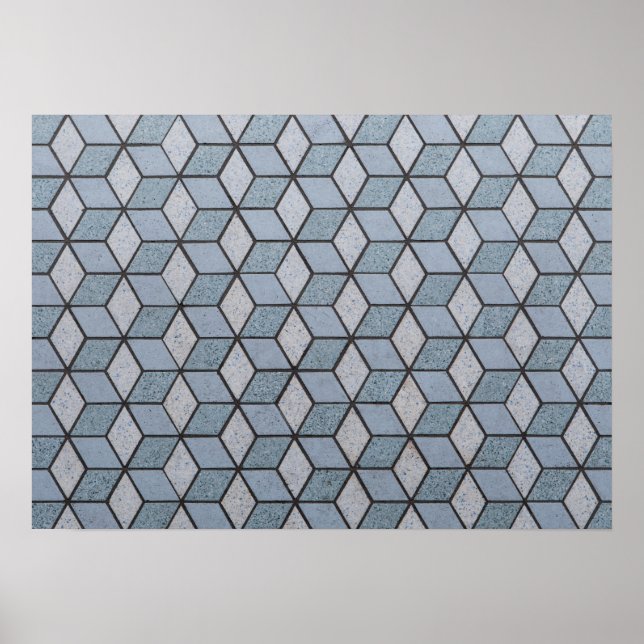 Abstract Art Blocks Background Poster (Front)