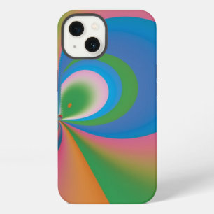 Abstract Art Blue Butterfly iPhone Case
