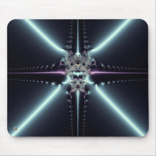Abstract Art Blue Star Mouse Pad