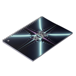 Abstract Art Blue Star Notebook