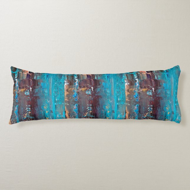 Abstract Art Body Pillow (Front)