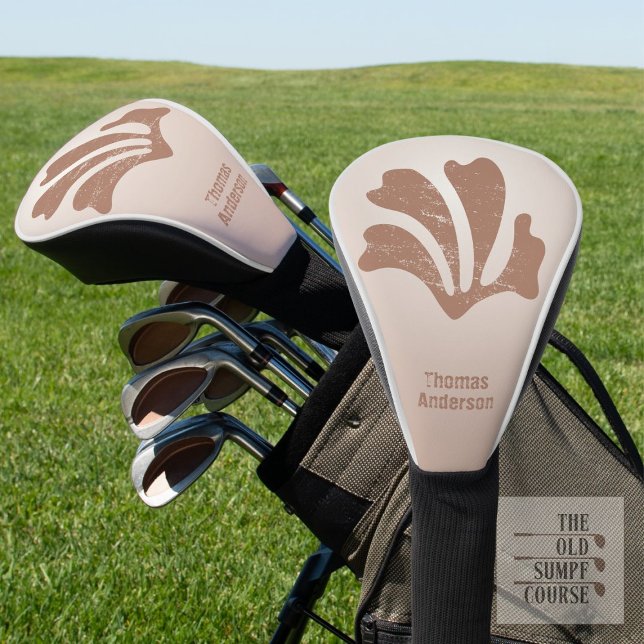 Abstract Art Brown Algae, Kelp Golf Head Cover (Creator Uploaded)