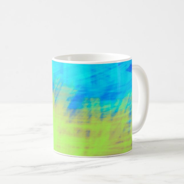  Abstract Art Brushstrokes Coffee Mug (Front Right)