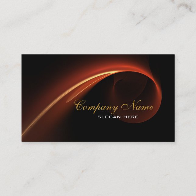 Abstract Art Business Card (Front)