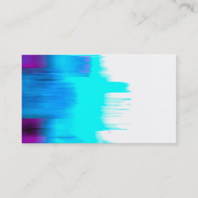abstract art business card custom template (Front)