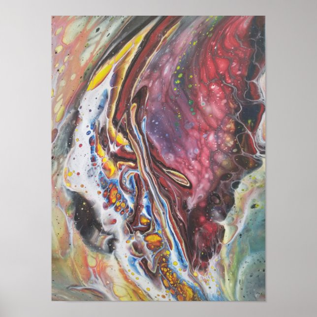 Abstract Art - Butterfly's Wing Poster (Front)