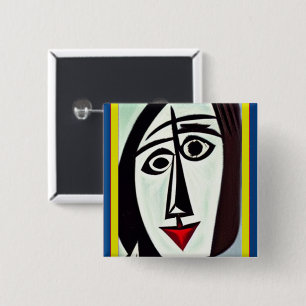 Abstract Art Button