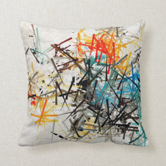 abstract art by AzureKang Cushion