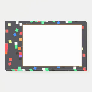 Abstract Art by Kids Post-it Notes