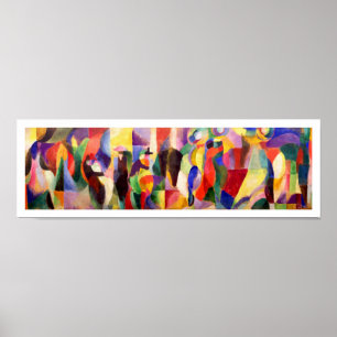 Abstract Art by Sonia Delaunay - Tango Bal Bullier Poster