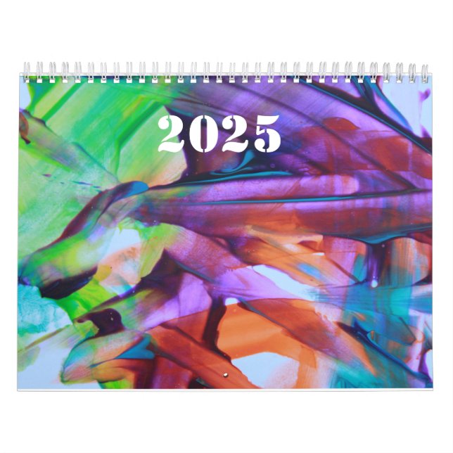 Abstract Art by "The Amazing Jace" - 2025 Calendar (Cover)