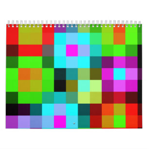 Abstract art calendar