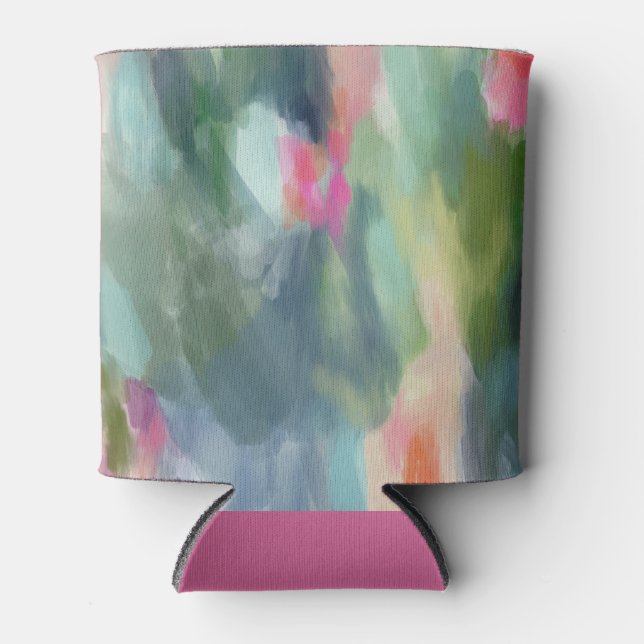 Abstract Art Can Cooler (Front)