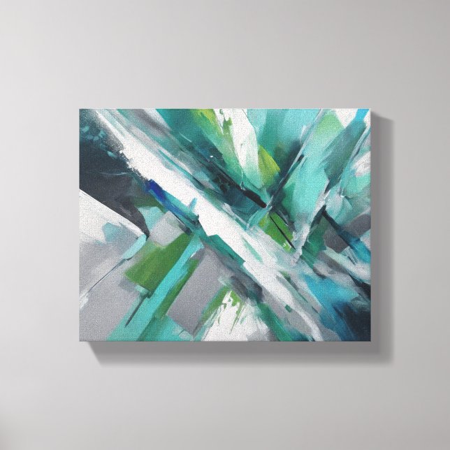 Abstract art canvas print (Front)