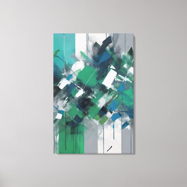 abstract art canvas print (Front)