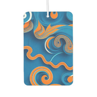 abstract art car air freshener