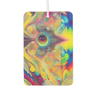 abstract art car air freshener