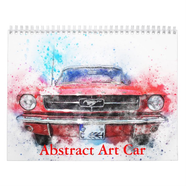Abstract Art Car Calendar (Cover)
