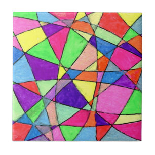 Abstract Art Ceramic Tile