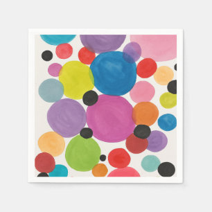 Abstract Art Circles Napkin
