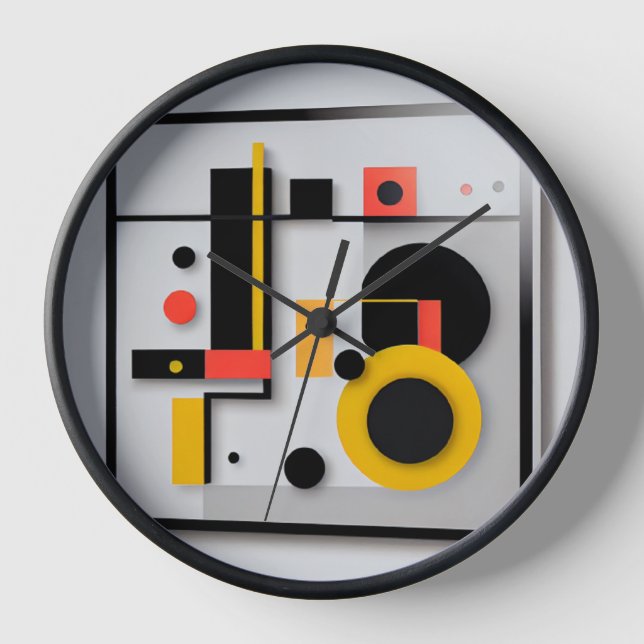 Abstract art clock (Front)