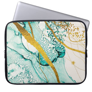 Abstract Art Clouds: Translucent Ink Laptop Sleeve
