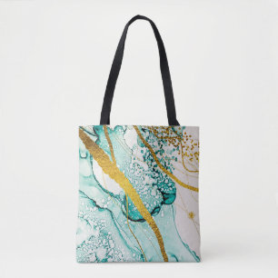Abstract Art Clouds: Translucent Ink Tote Bag