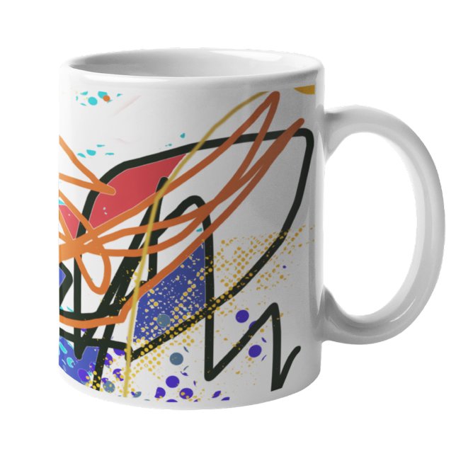 Abstract Art Coffee Mug (classic mug)