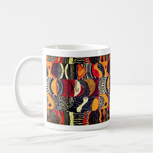 Abstract Art Coffee Mug – Modern Minimalist White