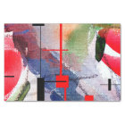 abstract art collage, mixed media and watercolor