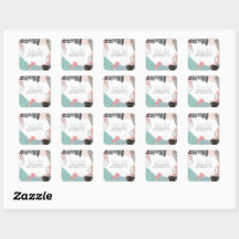 Abstract Art Collage Return Address Customised