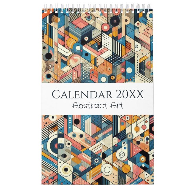Abstract art collection calendar (Cover)