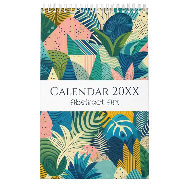 Abstract art collection calendar (Cover)
