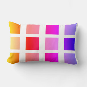 Abstract Art Colourful Blocks Throw Pillow Cushion