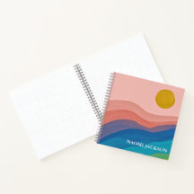 Abstract Art Colourful Personalised Bullet Journal