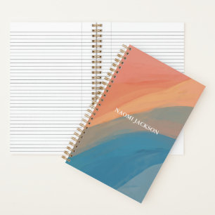 Abstract Art Colourful Personalised Notebook