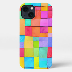 Abstract Art Colourful Woven Paper Design  iPhone 13 Case