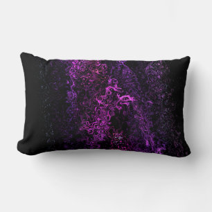 Abstract Art Contemporary Decor, Celestial Curtain Lumbar Cushion