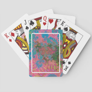 Abstract Art Corals Playing Cards