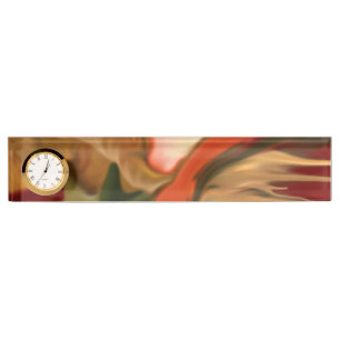 Abstract Art Cornucopia Nameplate