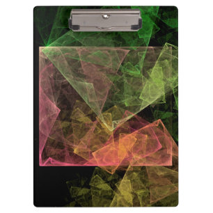 Abstract Art Cubic Space Clipboard