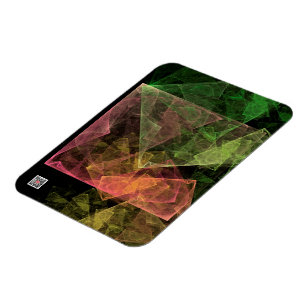 Abstract Art Cubic Space Magnet