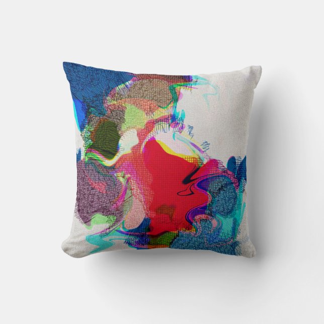 abstract art cushion (Front)
