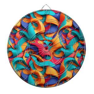 Abstract Art Dartboard