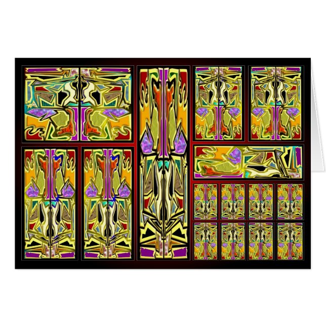 ABSTRACT ART DECO (Front Horizontal)