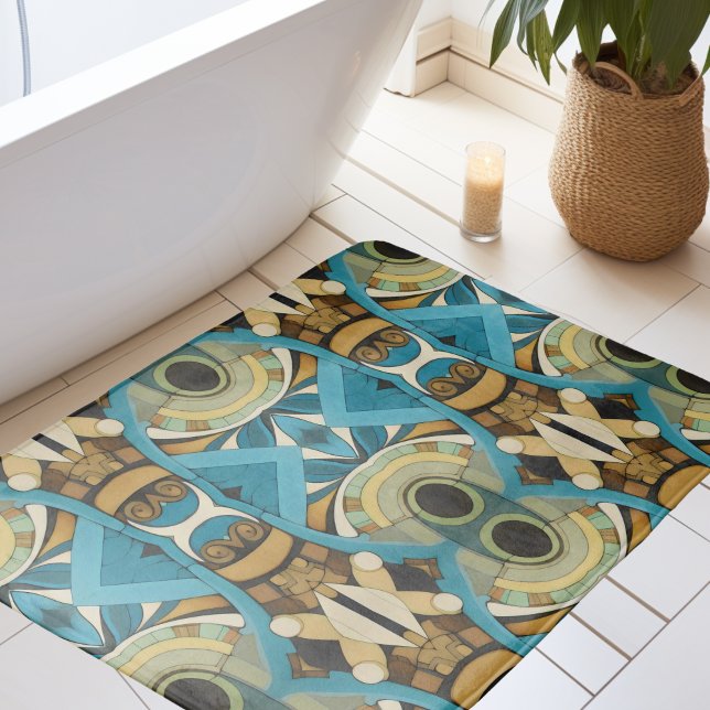 Abstract Art Deco 1 Bath Mat (Creator Uploaded)