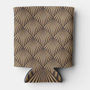 Abstract Art Deco: Gold Elegance. Can Cooler