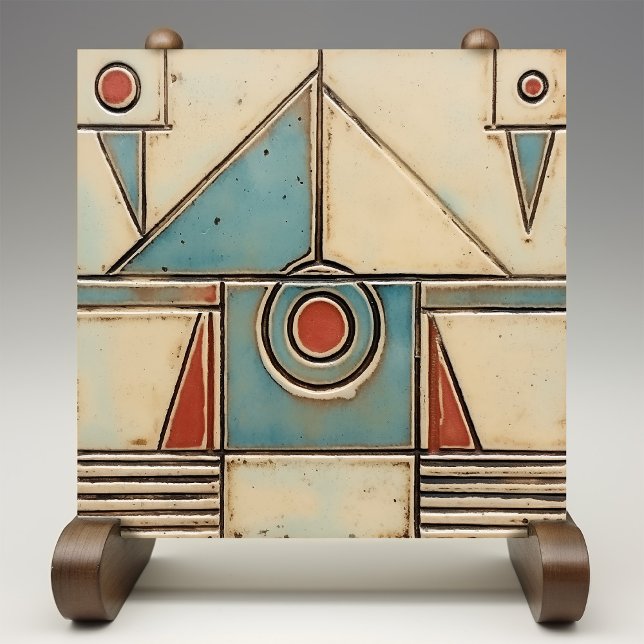 Abstract Art Deco Symmetry Ceramic Tile (Creator Uploaded)