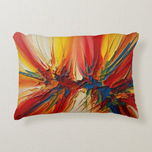Abstract art decorative cushion